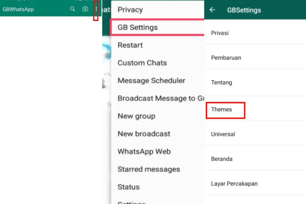 steps to reset settings